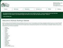 Tablet Screenshot of mcnultyroofing.com